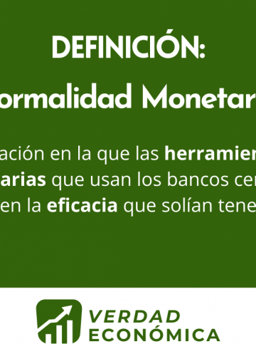 Definición de Anormalidad Monetaria