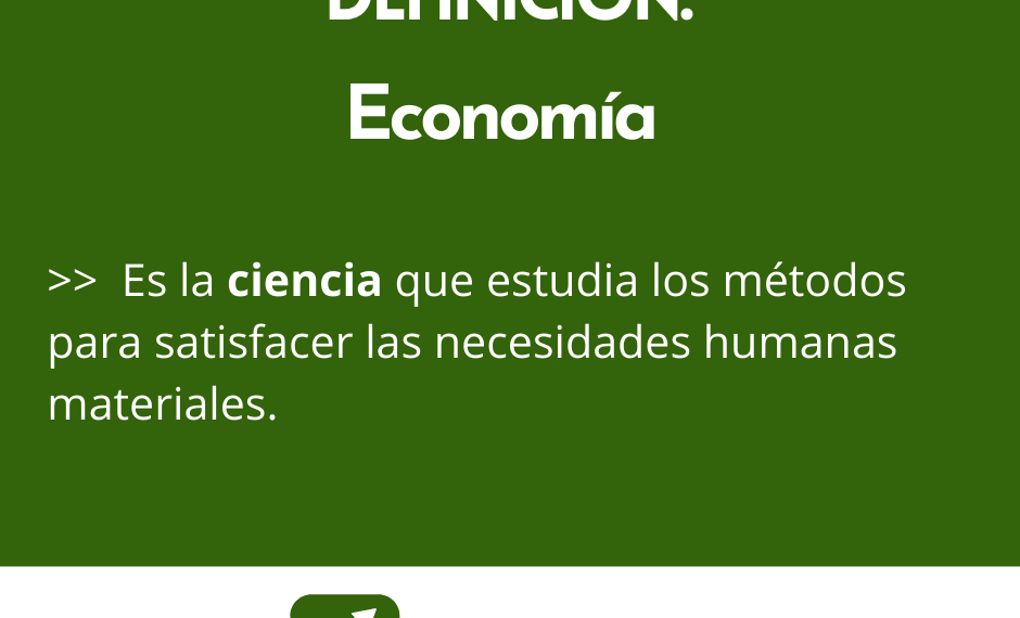 Definición de Economía
