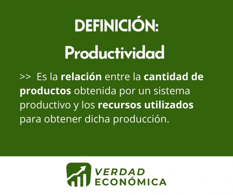 Definición de Productividad