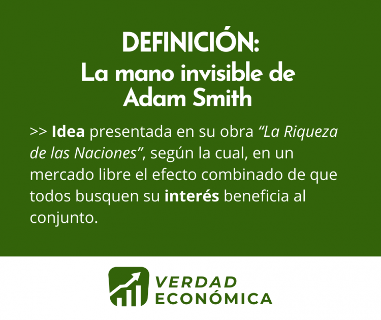 La mano invisible de Adam Smith