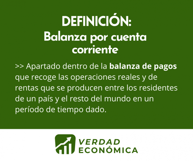 Definición Balanza por cuenta corriente