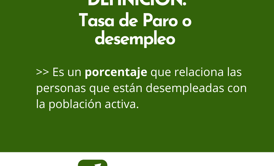 Definición de Tasa de Paro
