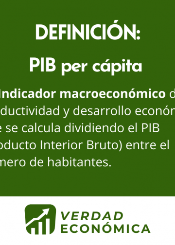 Definición de PIB per cápita