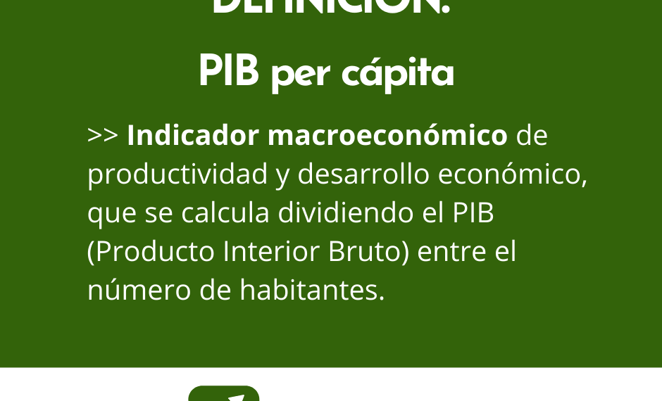 Definición de PIB per cápita