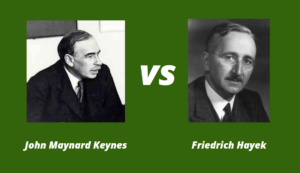 Economía Keynes vs Hayek